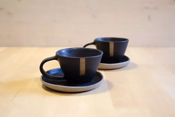 Tazzine nere in ceramica - Linea New Eco