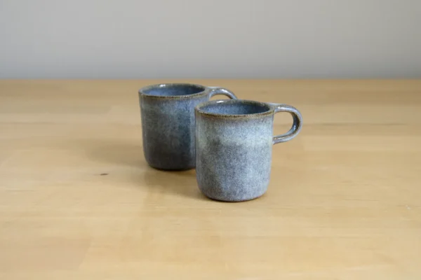 Tazzine alte azzurre in ceramica - Linea Aura