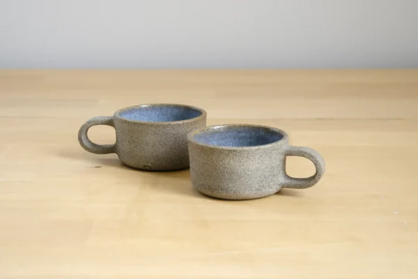Tazzine azzurre in ceramica - Linea Aura